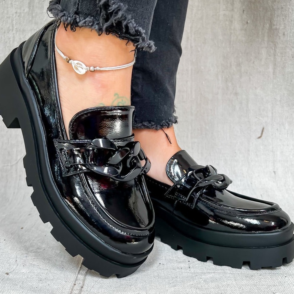 TALITHA PATENT LEATHER PLATFORM LOAFER {SHUSHOP}